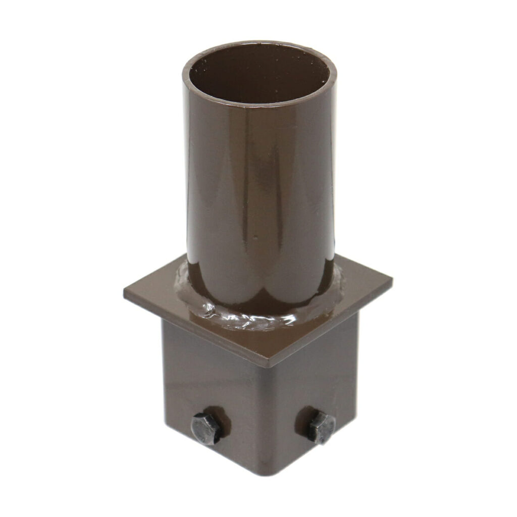 Steel Tenon Adapter for 3 Inch Square Pole