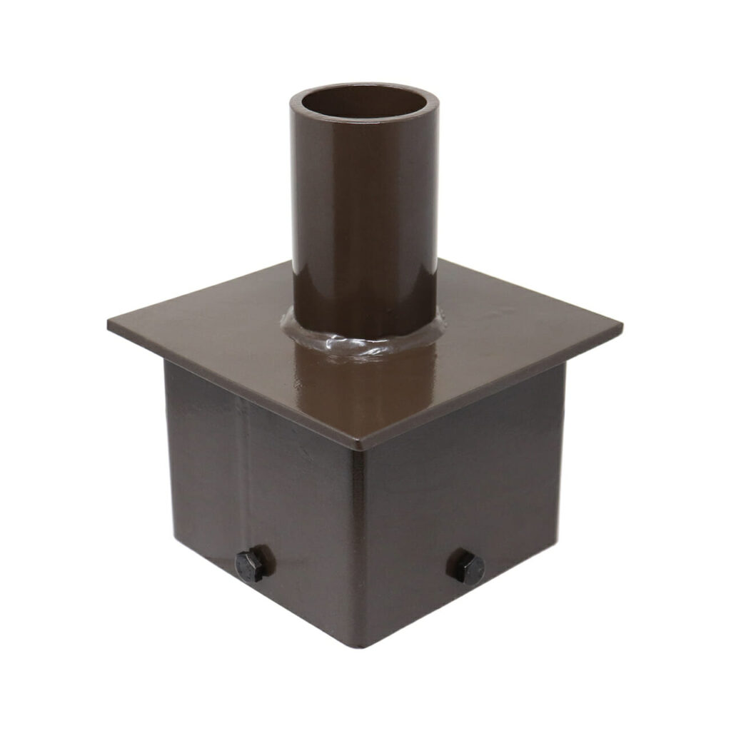 Steel Tenon Adapter for 6 Inch Square Pole