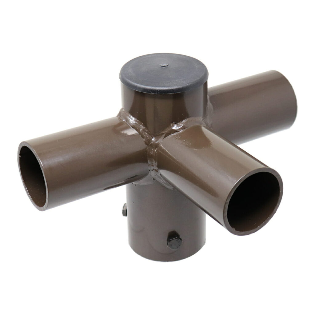 Steel Tenon Adapter with 3 Horizontal 90° Tenons