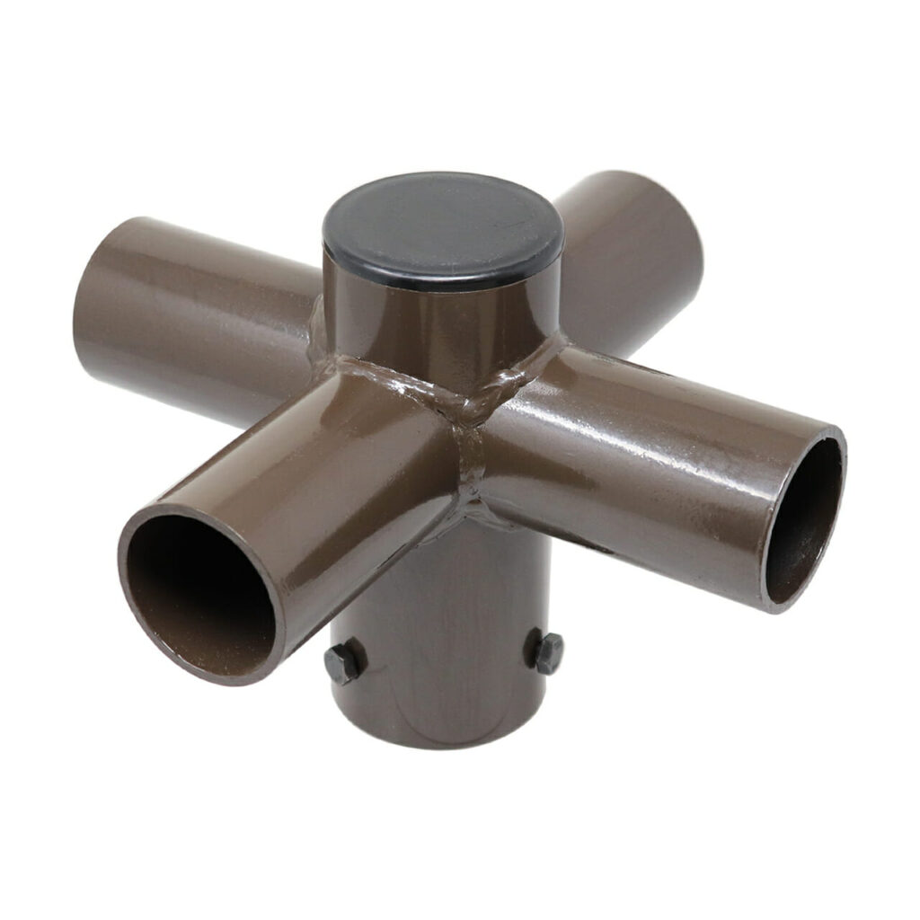 Steel Tenon Adapter with 4 Horizontal 90° Tenons