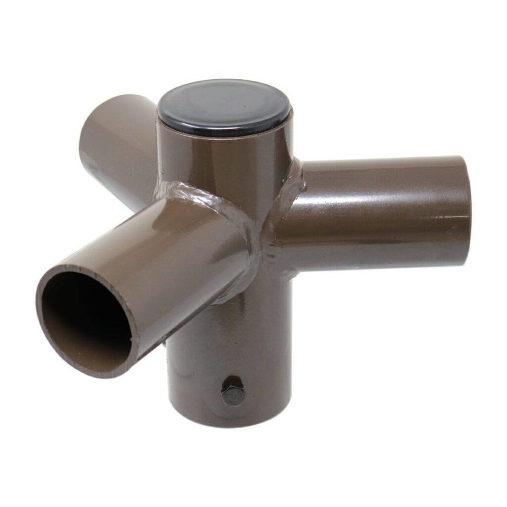 Steel Tenon Adapter with 3 Horizontal 120° Tenons