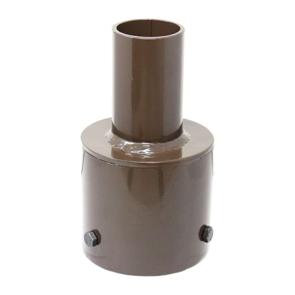 Steel Tenon Adapter for 4 Inch Round Pole Item