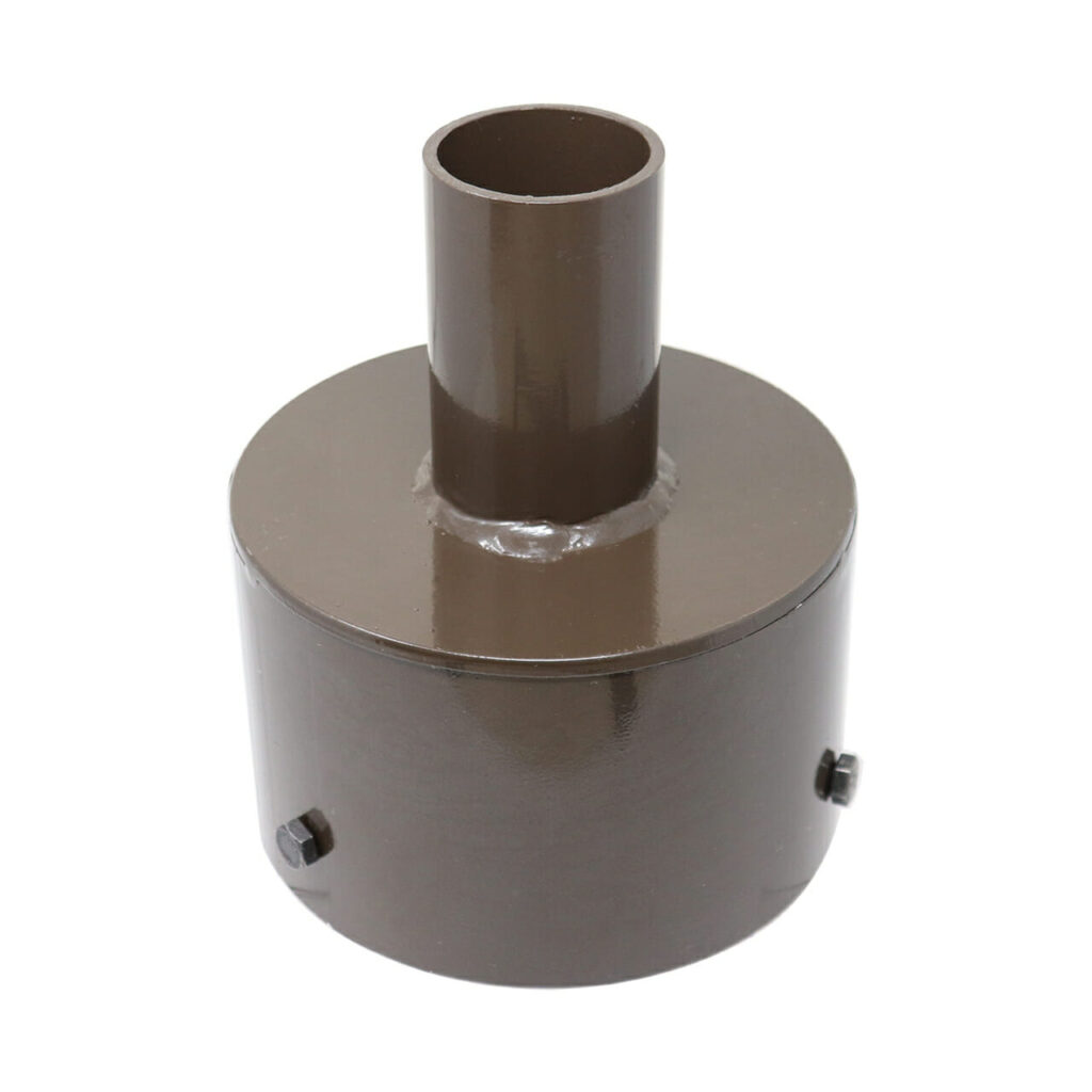 Steel Tenon Adapter for 6 Inch Round Pole