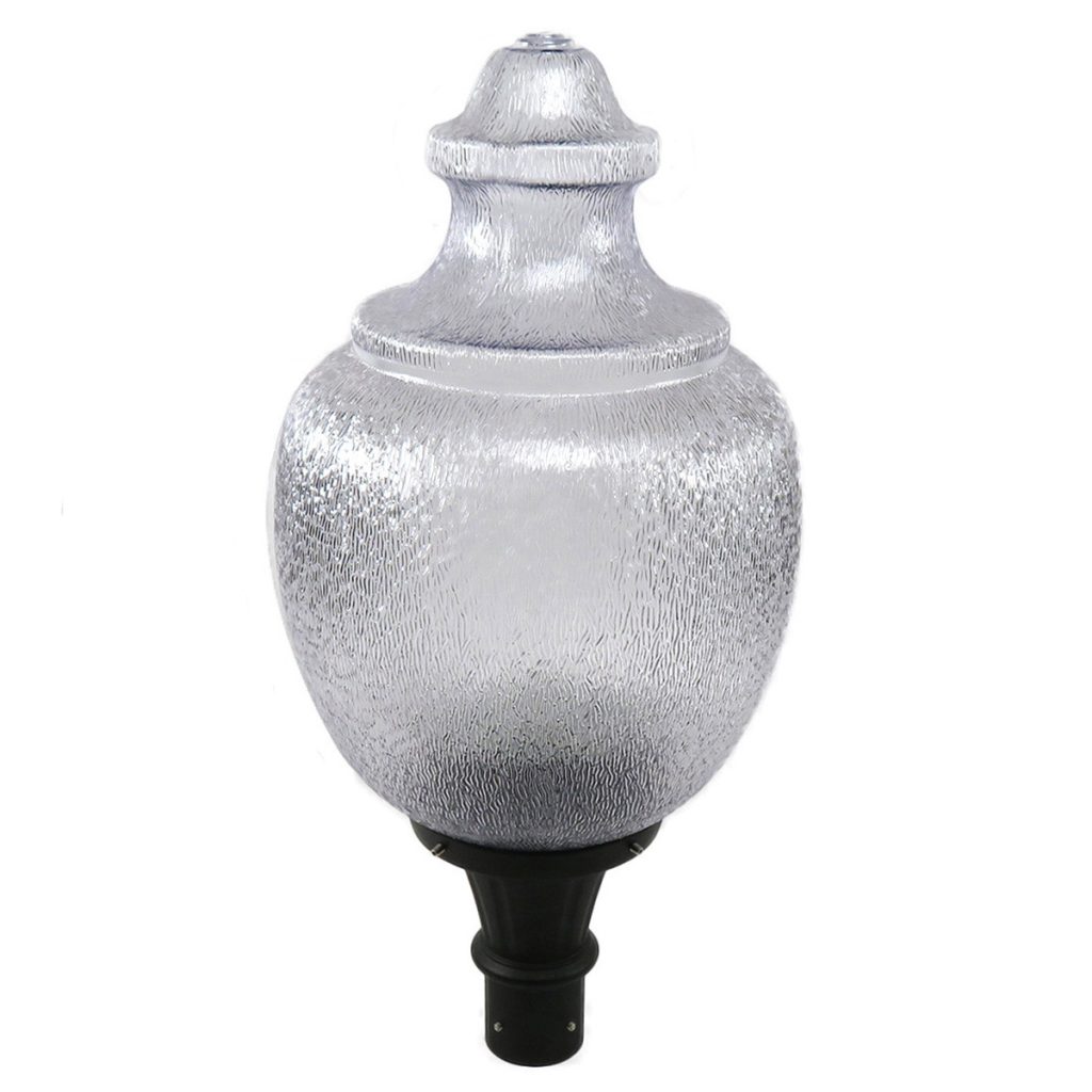 Standard LED Acorn Light Fixture with Mogul Socket. Power and Color Temperature Selectable